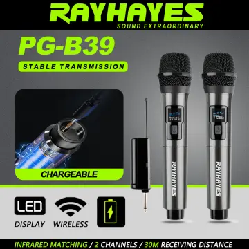 Shop Latest Dual Channel Wireless Microphone online Lazada .my