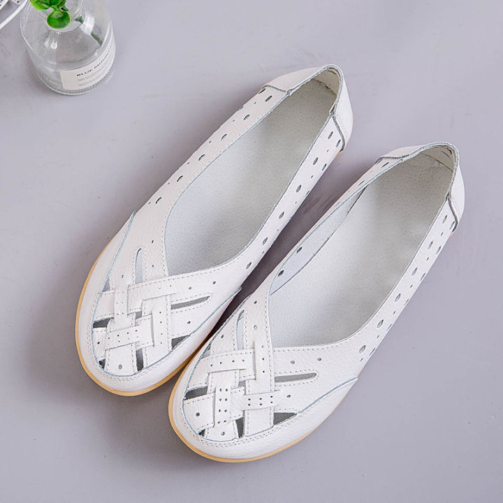 35-46-plus-size-summer-womens-shoes-hollow-out-loafers-tendon-bottom-womens-gommino