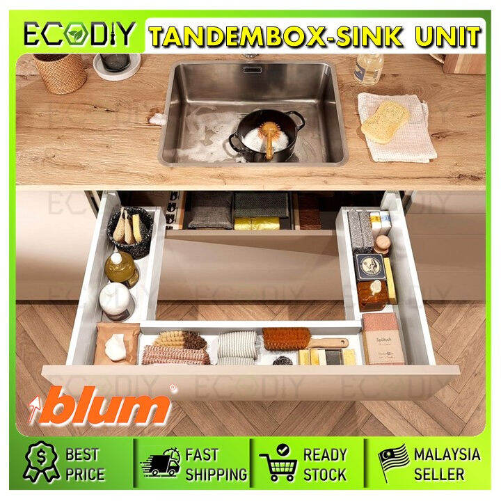 ECODIY🇲🇾 100 Original BLUM Tandembox Sink Unit Blumotion TBX SU1 SU3