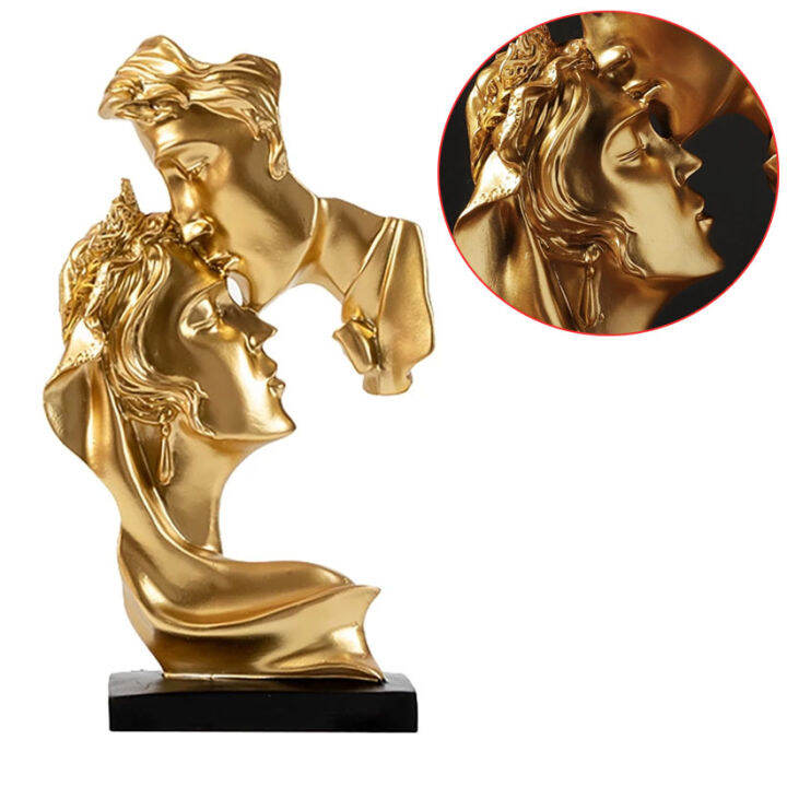 Couple Sculptures001 Creative Abstract Lovers Figurine Sculptures