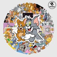 COD UTYUIIIIO สติกเกอร์พิมพ์ลาย Tom And Jerry Series ป้องกันน้ําสําหรับติดกระเป๋าเดินทาง