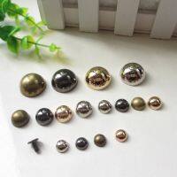 10Pcs Mushroom Dome Bolt Round Head Screws Punk Metal Nail Cloth Button DIY Luggage Clothes Bag Shoes Strap Rivets Screw Nails Screws  Fasteners