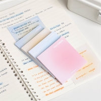 ? พร้อมส่ง ? กระดาษโน๊ต โพสอิท Sticky Note ไล่โทนสี ฉีกได้ 50 แผ่น