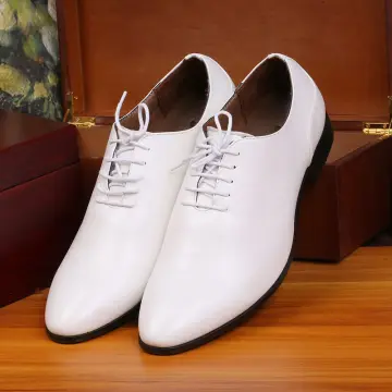 White elegant store shoes