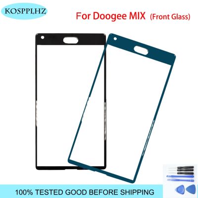 lipika KOSPPLHZ For Doogee Mix Front Touch Screen Outer Glass Panel Touch Lens For Doogee Mix Phone Accessories With Tools Adhesive