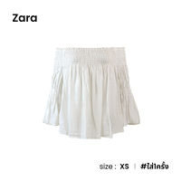 ZARA เสื้อลินินปาดไหล่แขนกระดิ่ง D030-16