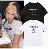 &amp;lt;พร้อมส่ง&amp;gt; เสื้อยืดสกรีนแบรนด์ MARINE SERRE (S - 3XL) (๋JENNIE BLACKPINK)  (S - 2XL)