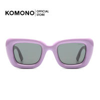 KOMONO Vita Lavender แว่นกันแดด ทรง oversize สีม่วง