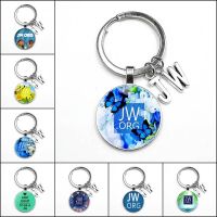 【DT】New Classic Jw.Org Jewelry Pendant Fashion Art Glass Cabochon Lord Photo Pendant Keychain Car Bag Trinket Gift hot