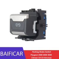 Baificar Brand New Genuine Parking Brake Switch Electronic Handbrake Button For Peugeot 2008 4008 5008 Citroen C6 C5 Aircross