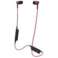 AUDIO TECHNICA ||| หูฟังไร้สาย (สีดำ/แดง) รุ่น ATH-CKR35BT-RED