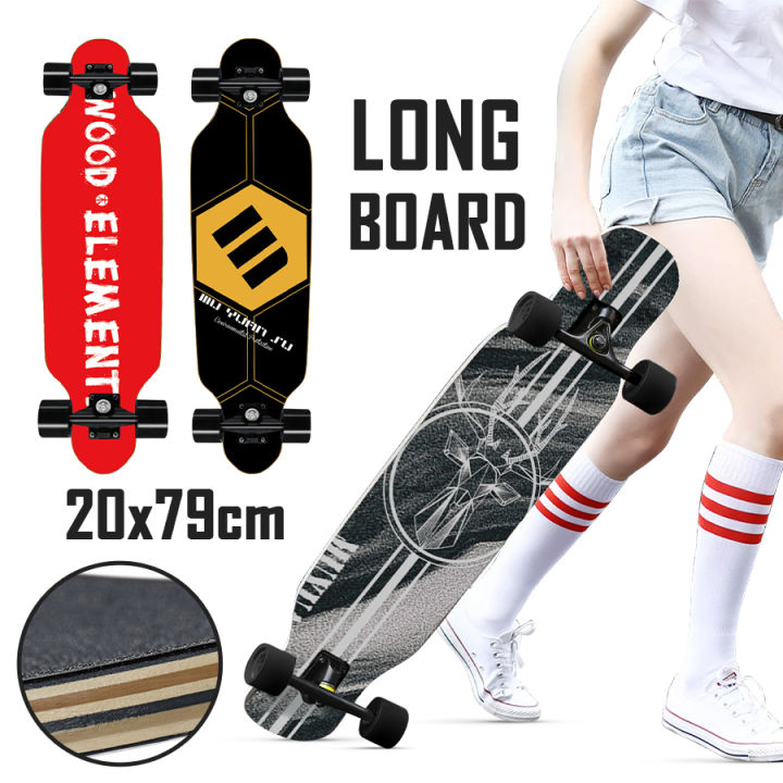 สเก็ตบอร์ด-skateboardสเก็ตบอร์ด-4-ล้อ-สเก็ต-บอร์ด-skateboards-customized-สเก็ตบอร์ดแฟชั่น-เซิฟสเก็ตบอร์ด-กระดานปลาขนาดใหญ่-abele