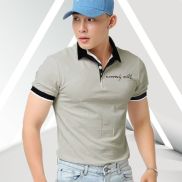 Áo thun nam ngắn tay có cổ, chất thun cotton mịn