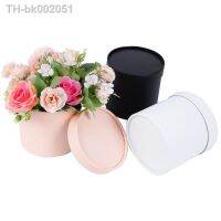 ✷ Rose Flower Boxes Round Cardboard Box for Gift Candy Chocolate Packaging Home Flower Arrangement Wedding Centerpiece Decor