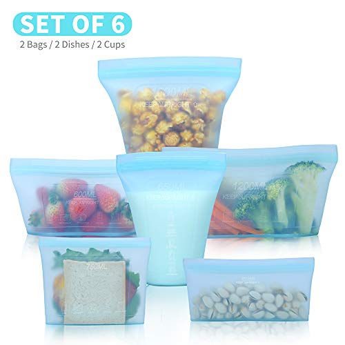 IOco Reusable Food Grade Silicone Snack and Food Bags - X-Small