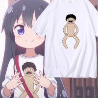 Kawaii Hana Shirosaki Same Style Print T Shirt Men Manga Tops Tshirt Cute Anime An Angel Flew Down To Me Wataten T-Shirt S-4XL-5XL-6XL