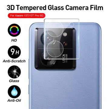 For Xiaomi 13T / Xiaomi 13T Pro camera lens protective film, 9H tempered  glass Screen protector independent metal ring tempered glass camera cover