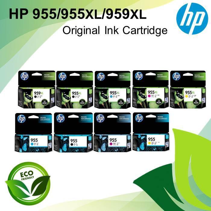 Hp 955 955xl 959xl Officejet Black Cyan Magenta Yellow Original Ink