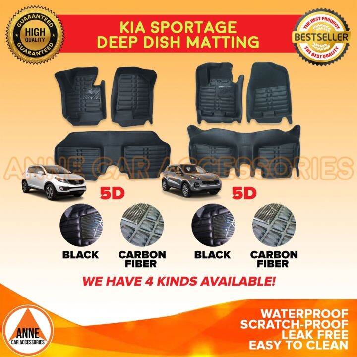 5D Deep Dish for Kia Sportage 2011 - 2015 / 2016 - 2022 Model Car ...