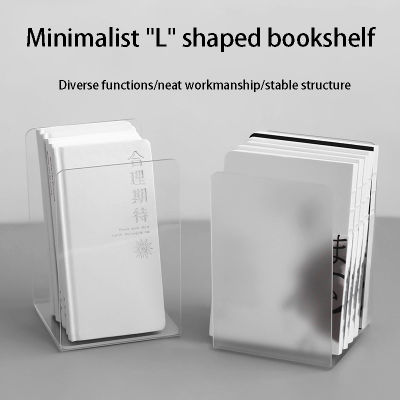 Minimalist Bookshelf Organic Glass Photo Album Display Acrylic Bookshelf Transparent Bookshelf Picture Book Display Rack