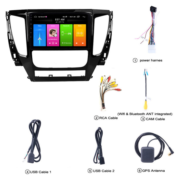 acodo-9inch-android-12-for-mitsubishi-pajero-sport-2016-2018-car-radio-autoradio-video-player-steering-wheel-controls-multimedia-2din-dsp-stereo-gps-navigation-auto-stereo-android-carplay-wireless-dvd