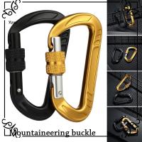 YUYU 2สีค่ะ เครื่องมือกลางแจ้ง อุปกรณ์ปีนเขา Carabiner ปีนเขา ล็อค quickdraws หัวเข็มขัดปีนเขามืออาชีพ ล็อคความปลอดภัย