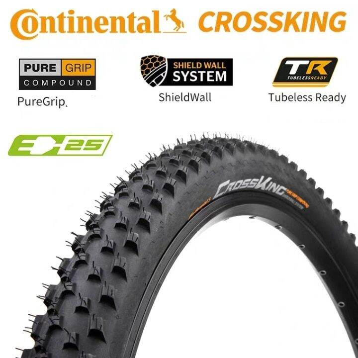 CONTINENTAL MTB Bicycle Cross KING Folding Tire Tubeless Ready A EBike