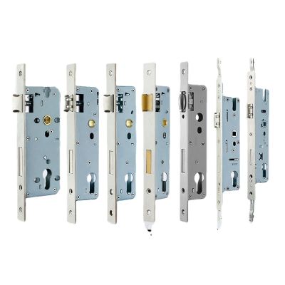 Series Single &amp; Multipoint Aluminium Alloy Indoor Wooden Door Lock Body Lockset Accessories, Cylinder Lock &amp; Aluminium Alloy Door