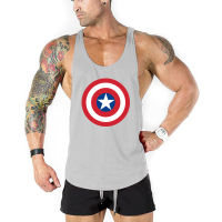 Gym Bodybuilding Casual Tank Tops Summer Cotton Breathable Comfortable Sleeveless Cool Feeling Man Workout Muscle Cool Shirt