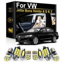 สำหรับ VW Jetta 4 5 6 7 Bora Vento MK2 MK3 MK4 MK5 MK6 2007 2011 2012 2018 2019ภายในรถ LED Light CANbus หลอดไฟในร่มชุด