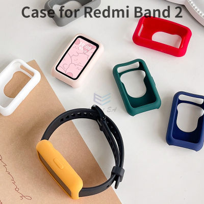 เคสซิลิโคนอ่อนนุ่มสำหรับ Redmi Smart Band 2 สาย TPU ป้องกันหน้าจอป้องกันรอยขีดข่วนอุปกรณ์เสริมเปลือก