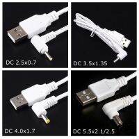 USB A Male Ke DC 2.0 0.6 2.5 3.5 1.35 4.0 1.7 5.5 2.1 5.5 2.5Mm Power Supply Plug Jack Tipe A Extension Cable Connector Putih