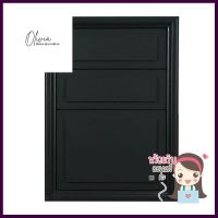 ตู้ลิ้นชัก 3 ชั้น KING PLATINUM 49x68.8 ซม. สีเทาKITCHEN CABINET WITH 3 DRAWERS KING PLATINUM 49X68.8CM GREY **ขายดีที่สุด**