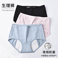 Period waterproof pants Leak Proof Menstrual Panties Physiological Women Underwear Period Cotton Briefs Plus Size AIXIN