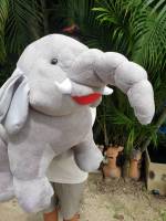 ช้าง  ตุ๊กตาช้าง  พี่ช้าง งานนุ่ม แน่น สินค้าผลิตในไทย พร้อมส่ง