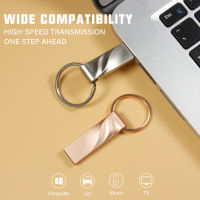 Hot JASTER ไดรฟ์ปากกา Mini USB Flash Drive Rose Gold Memory Stick ฟรี Key Ring กล่องกันน้ำ U Disk 64GB 32GB อุปกรณ์จัดเก็บข้อมูล