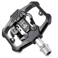 จักรยานเสือภูเขา MTB Self-locking Pedals ขี่จักรยาน Clipless Pedals อลูมิเนียม SPD CR-MO เหยียบ Mtb เหยียบจักรยานเหยียบอุปกรณ์เสริม-TTBY STORE