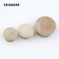 ✳ 28/34/44mm Crude wood Cabinet Drawer Wardrobe Knobs Door Pull Kitchen Handle Furniture Hardware Natural Wooden