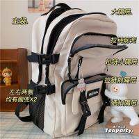 NIxKE japanese◆卍 Ins functional tooling backpack ulzzang Japanese harajuku computer bag travel male bag female high school students