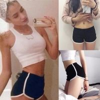 Summer Shorts Women Sports Shorts Gym Workout Waistband Skinny Short