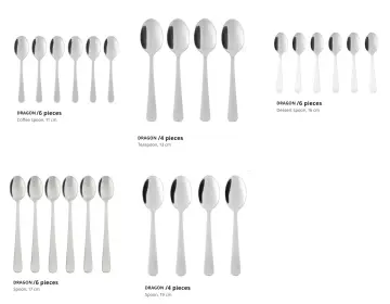 DRAGON Dessert spoon, stainless steel - IKEA
