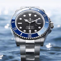 【Free shipping】GenuineRolex Submariner Date watch: 18 ct white gold - M126619LB-0003 stainless steel case Mens Watch 40mm Luxury Brand Mechanical Watch Luminous marke【comes with original packaging】