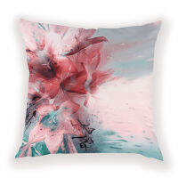 Pink Colorful Cushions Cover Case Abstract Stripe Decorative Pillowcase Flower Lovely Bubble Luxury Wedding Throw Pillow Covers