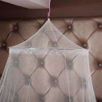 【LZ】☃❆  Bed Canopy Soft Bed Curtain Fine Mesh Encrypted Dome Kids Bed Curtain Bedroom Decoration