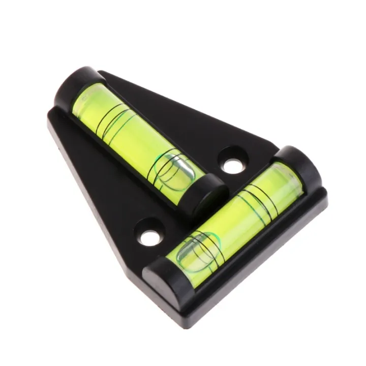 T Type Bubble Spirit Level Measuring Device Triangular Plastic ...