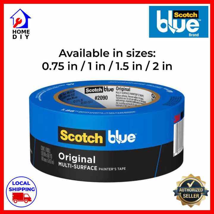 3M Scotch Blue Painter's Tape (Various Sizes Available) Lazada Singapore