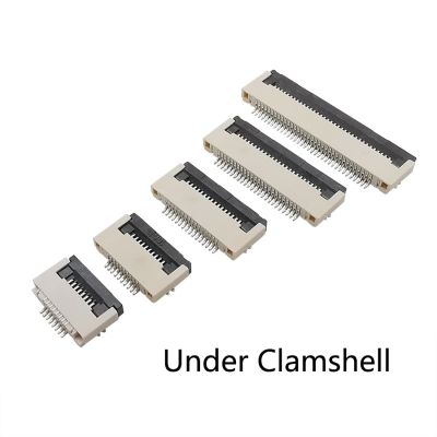 10Pcs 0.5 / 1mm FPC FFC Connector 4P 6P 8P 10P 12P 14P 16P 18P 20P 24P 26P 30 Pin Under Clamshell Flat Cable Socket