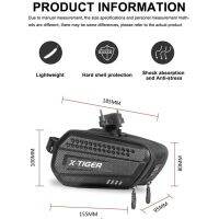 X-TIGER กระเป๋าใต้อานจักรยาน กันน้ำได้ สีดํา