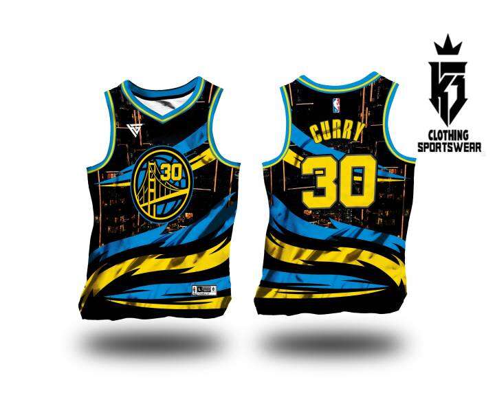 GSW ABSTRACT FULL SUBLIMATION JERSEY | Lazada PH