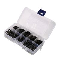 Black Steel Ring Spring Washer Three Wave Washers 65MN Wave Gasket Assortment Kits-M3 M5 M6 M8 M10 M12 M16(550 Pcs)